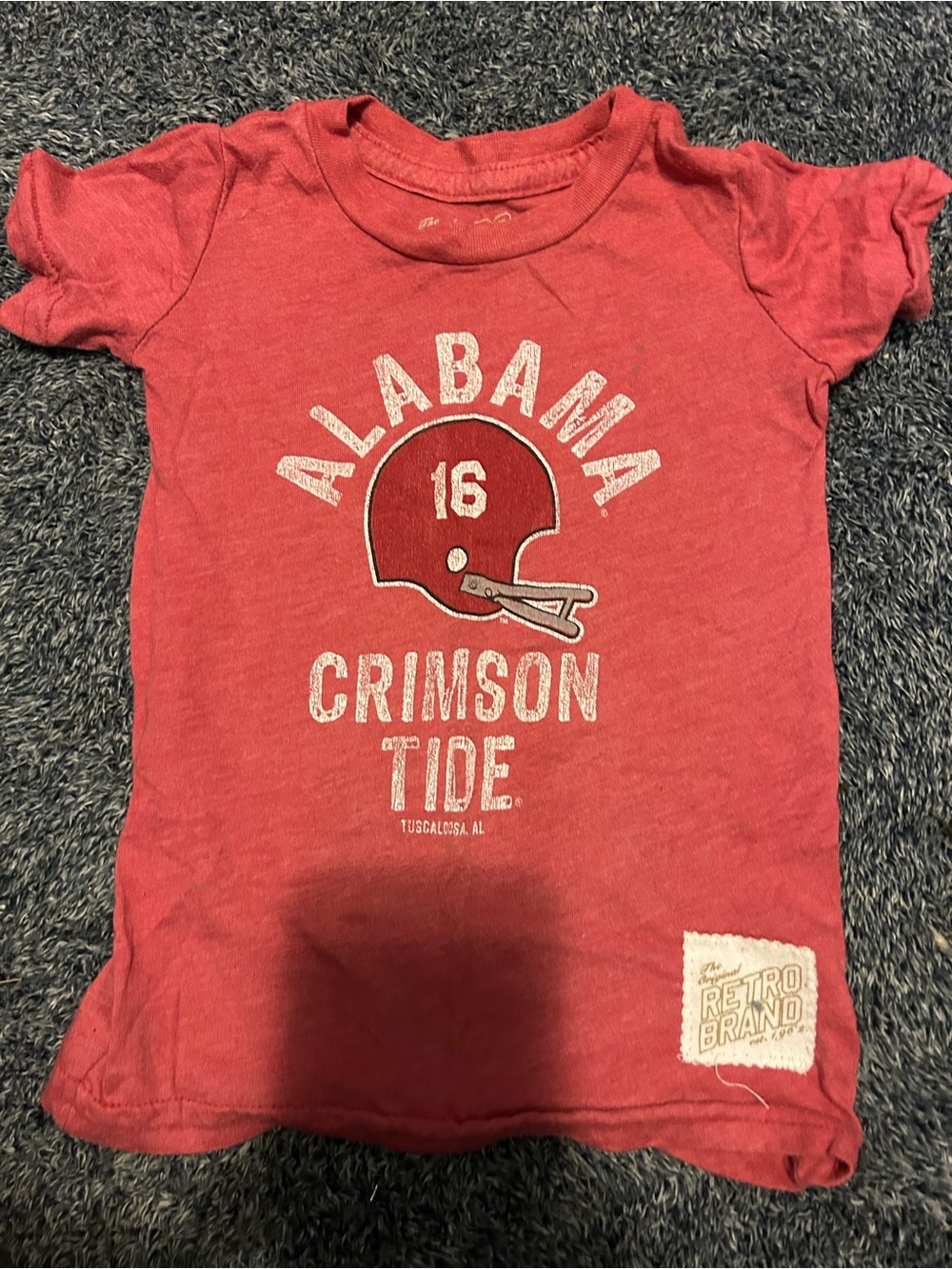 Etro Red Kids Graphic Tee with Helmet Print